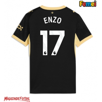 Manchester City Enzo Fernandez #17 Tricou Fotbal Replică 2026-27 Femei Deplasare